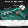 Internally Heated Industrial Welding Tools, 3 In 1 Portable 110V handheld Automatic Corded Multi-function Soldering Iron Soldering Gun Set for