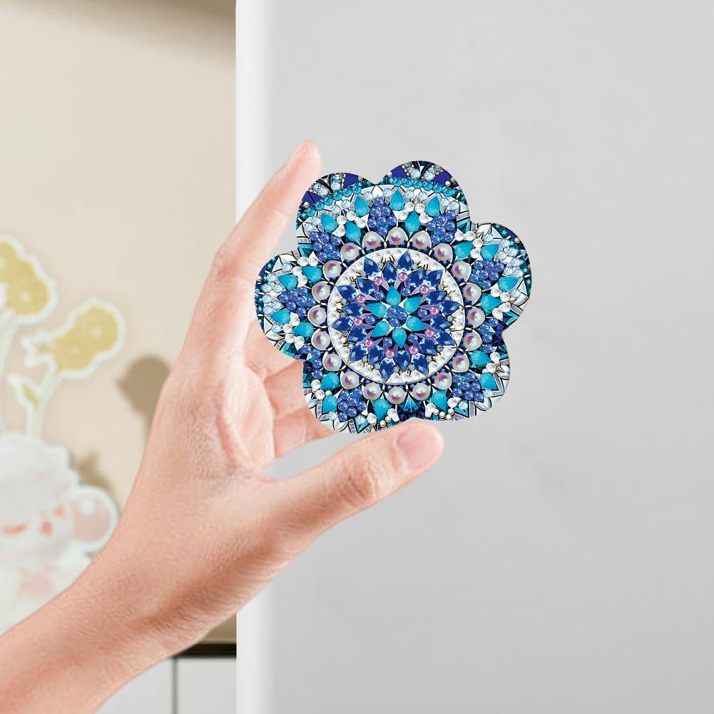 Wooden Magnetic Bottle Opener Bottle Opener Diamond Painting Kit Diamond Painting Refrigerator Magnet Bottle Opener