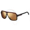 Carrera Braun Gold Spiegel Navigator UniSex Sonnenbrille Carrera 1001 S 0oit K1 62