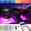 Neon LED Car Interior Ambient Foot Light Kit Accessories RGB Backlight Remote App Music Control Auto Atmosphere Decorative Lamp