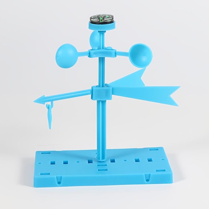 

Plastic Weather Wind Vane Kit for Shed Garden Patio Lawn - Outdoor Weathervane Assembly Atomic Vane Pointer System