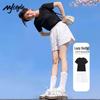 MJ STYLE Women's Cool Breathable Sports T-shirt & Shorts Set