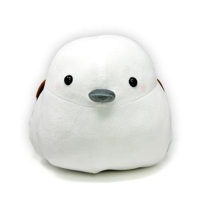 Yumuşak ve kabarık Japon uzun kuyruklu baştankara süper büyük peluş oyuncak, yaklaşık 32 cm, kuş, büyük yastık (normal boyut)