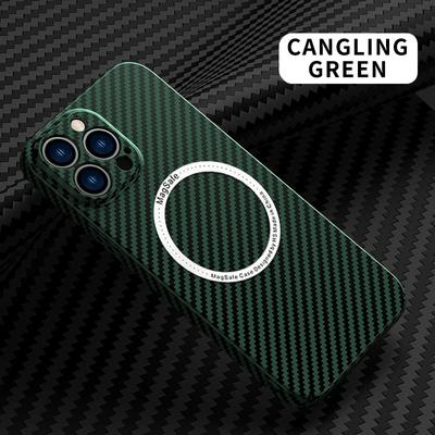 Custodia Magnetica in Fibra di Carbonio Macsafe per Magsafe IPhone 11 12 13 15 Pro Max 14 Plus 13Pro 14Promax 15Promax IPone Mac Safe Cover
