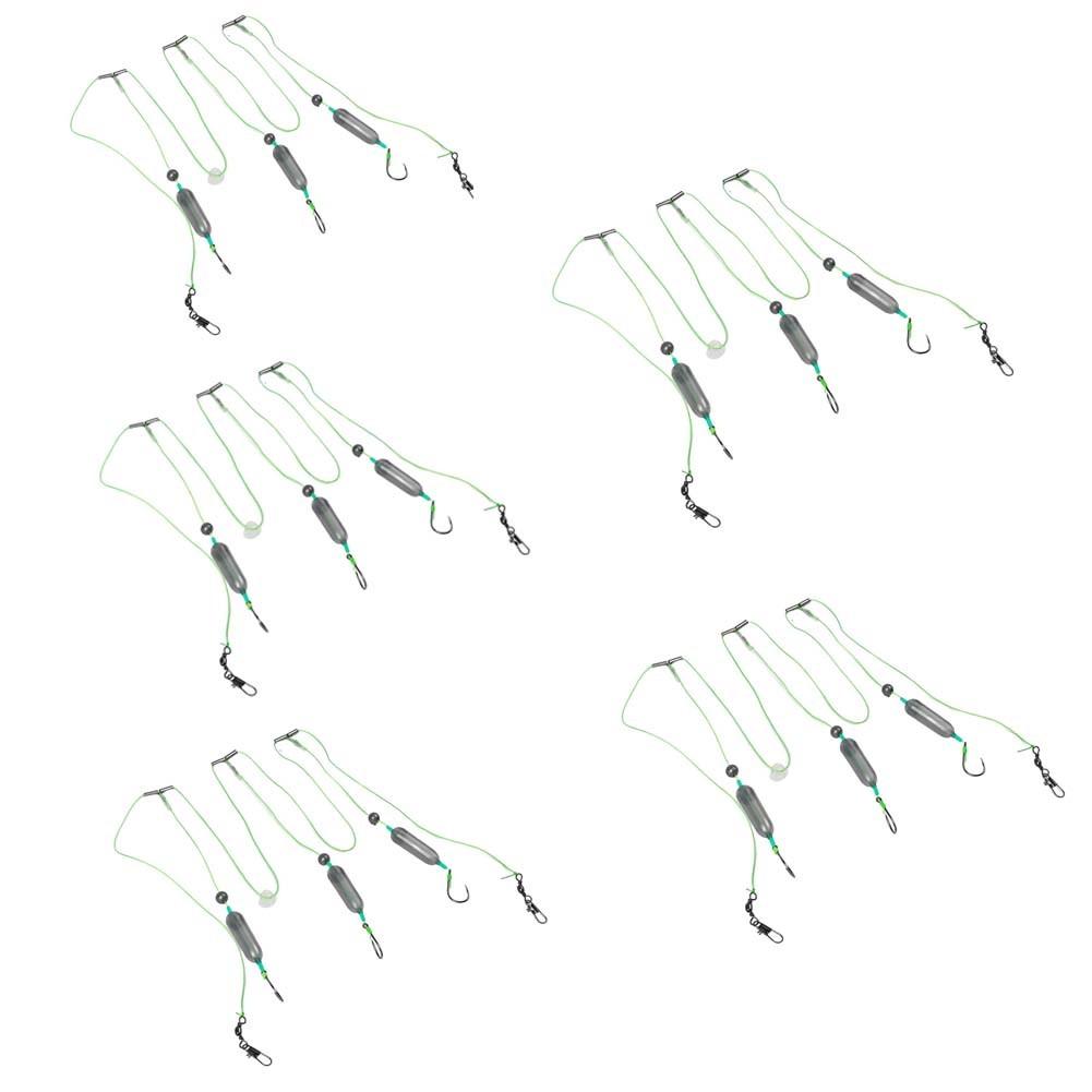 Fishing Rig with Three Hooks Designed for Maximum Catching Efficiency