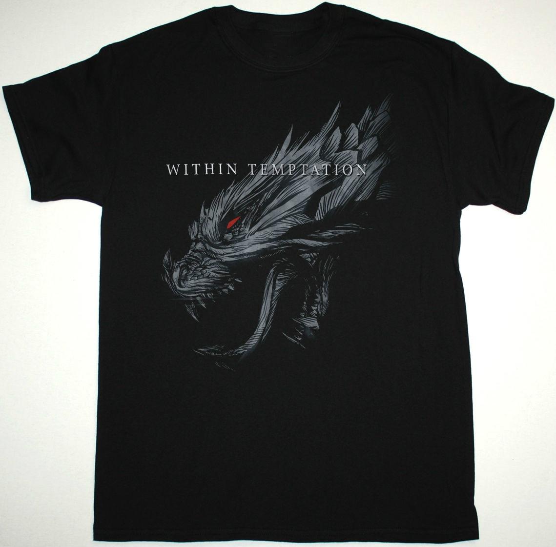 

Within Temptation Hydra Head Cool Black T-Shirt Symphonic Metal Band Nightwish XXXL