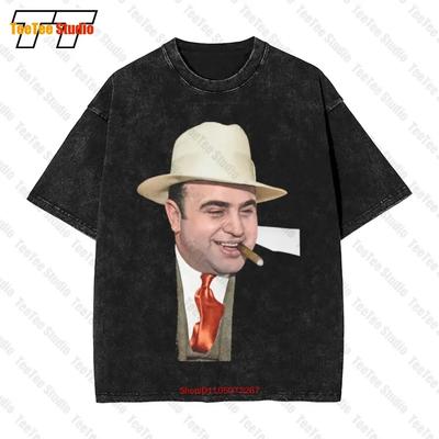 Al Capone Mafia Gangster Vintage Oversized TShirt ZLP