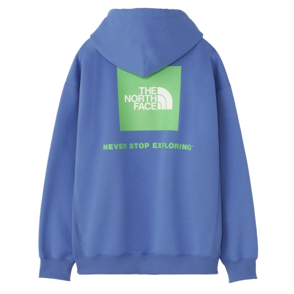 The North Face Back Square Logo Optic Size S Hoodie, Unisex, Quick-Drying, Warm, Stretch, [FW23] Blue,