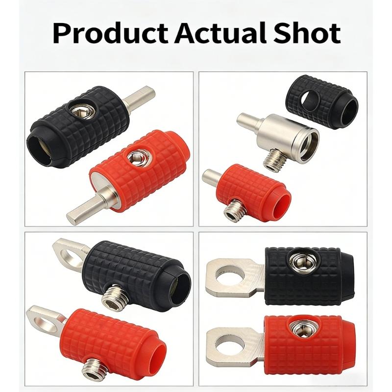 Multiple Gauge Wire Adapter Connector For Car Subwoofer Amplifier Systems Supporting Various Cable Sizes In Auto Modification
