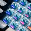 Akko V5 Cream Blue Switch Tactile 45pcs 5-pin MX Style Switch with LED Diffuser