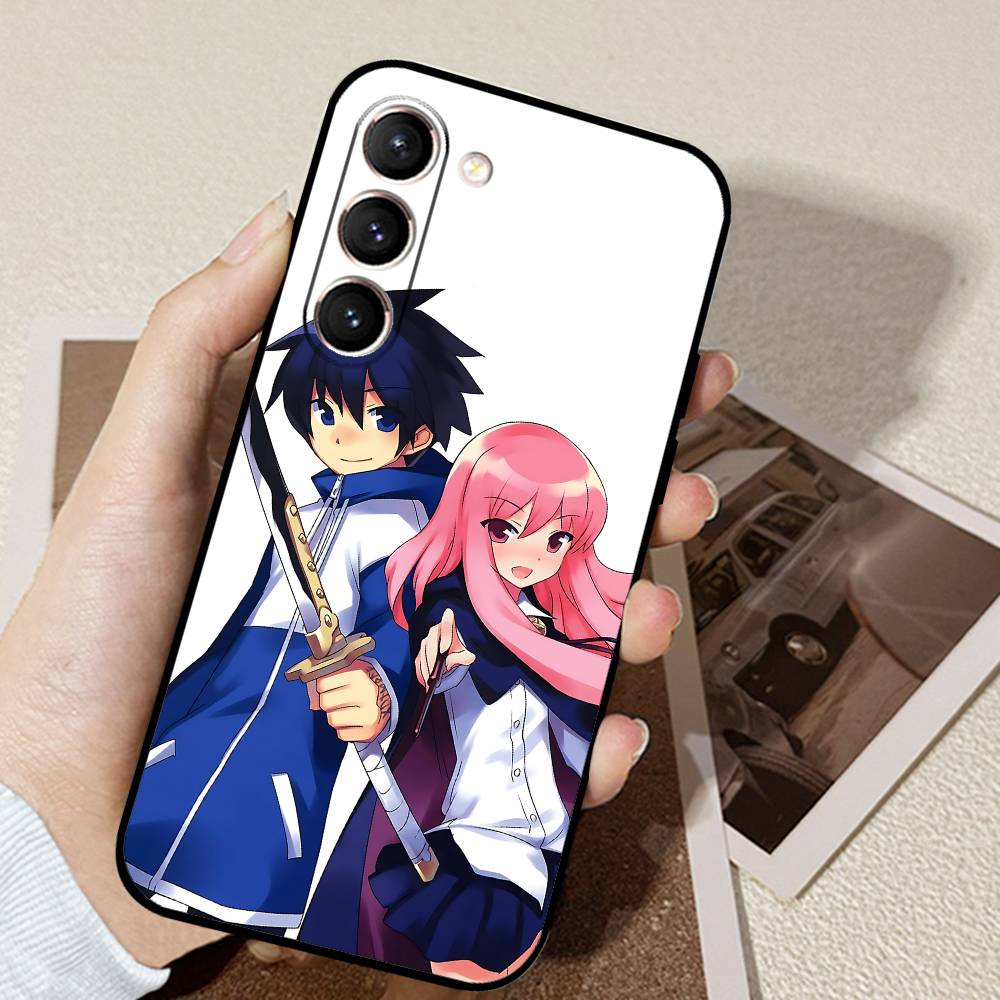 Zero No N-TsukaimaS Phone Case Black Ultra-thin Shockproof Case For Samsung S24/S25/S22/S30/Note20/Lite/Ultra/5G/Plus/FE