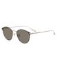 Sunglasses UNITED ARROWS Colored Thick UV [Zoff] Boston-style (Black (Matte) - ZF263G01_14F1) Round, Metal, Lenses, Frame, Stylish, Protection,