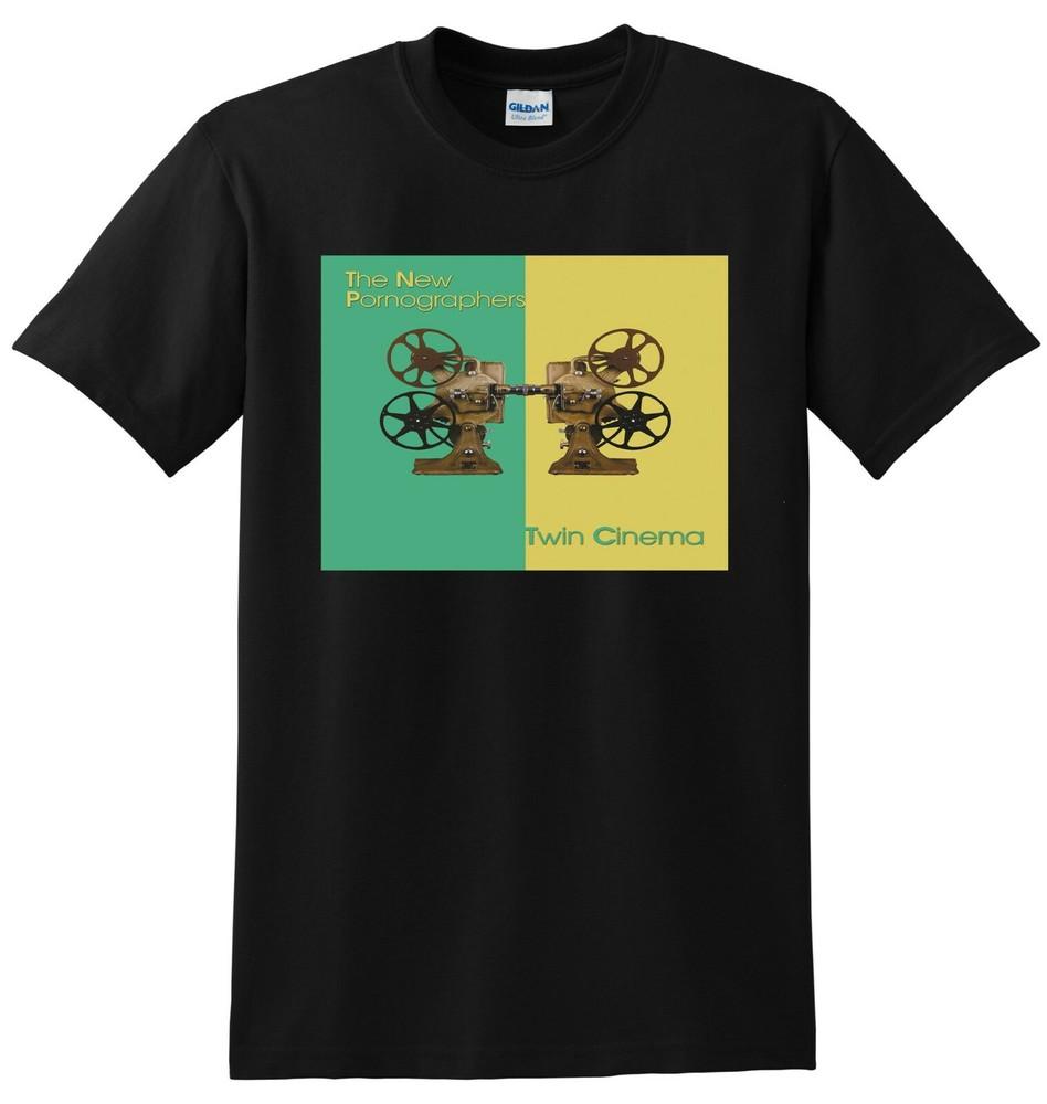 THE NEW PORNOGRAPHERS T SHIRT twin cinema vinyl cd cover SMALL MEDIUM LARGE XL Unisex T-Shirt XXXL