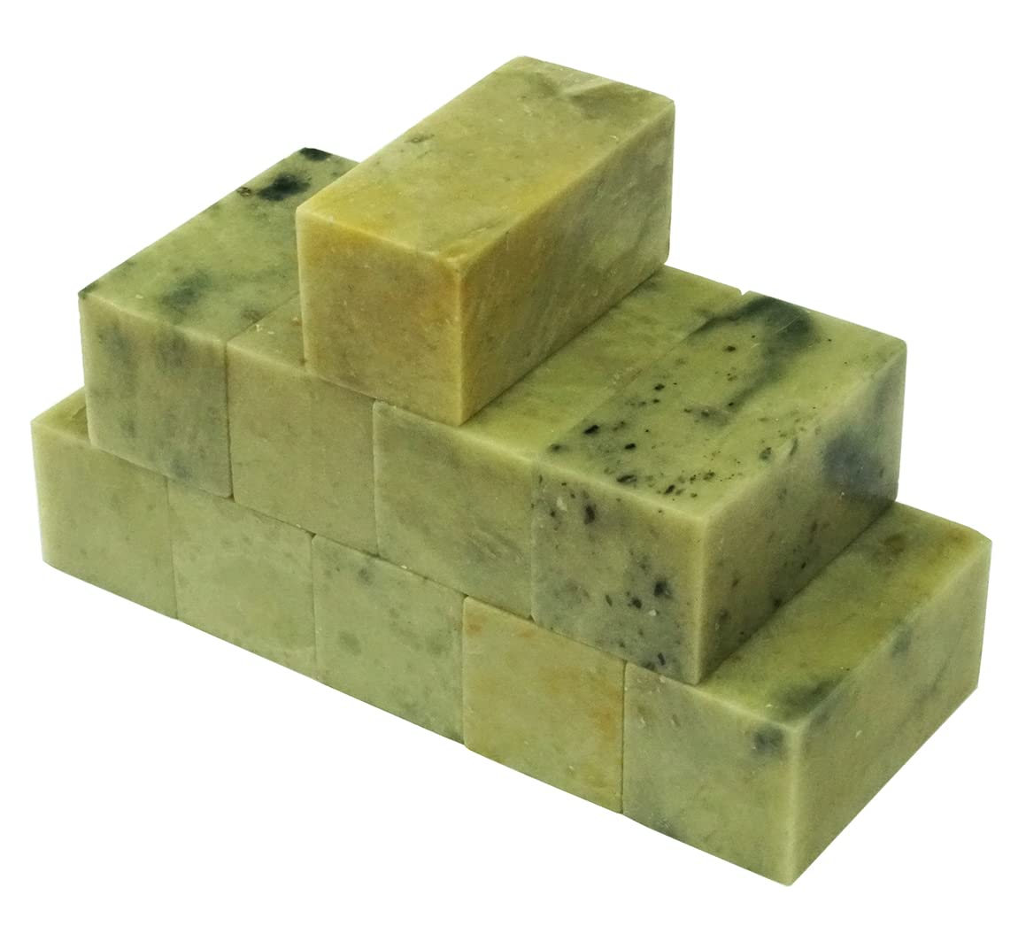 

Kobaido Seal Carving Material, Aota Stone (24mm x 50mm), Aota Blue and White Seal, 2.4cm Square [Set of 10]