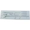 1x Corvette C6 Rear Fills Inserts Letters Lettering Emblem 3D Badge Sticker Fit for 05-13 C6 (Chrome)
