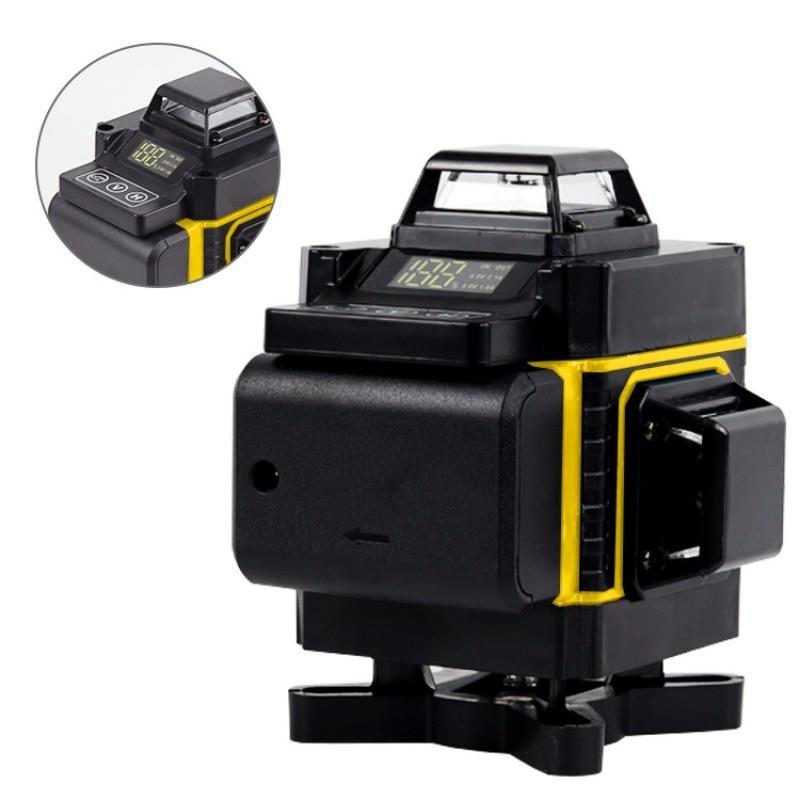 New 4D 16 Line Auto Self-Leveling Measuring Tools 360° Horizontal and Vertical Cross Green Laser Level High Precision Laser Level