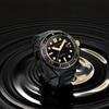 Croft Mid Schwarz und Gold Kollektion 15 ATM Wasser Saphir Schwarz [SPINNAKER] Uhr, Automatisch, Widerstandsfähig, Kristall, Zifferblatt, SP-5100-33, Herren [Authentisch]