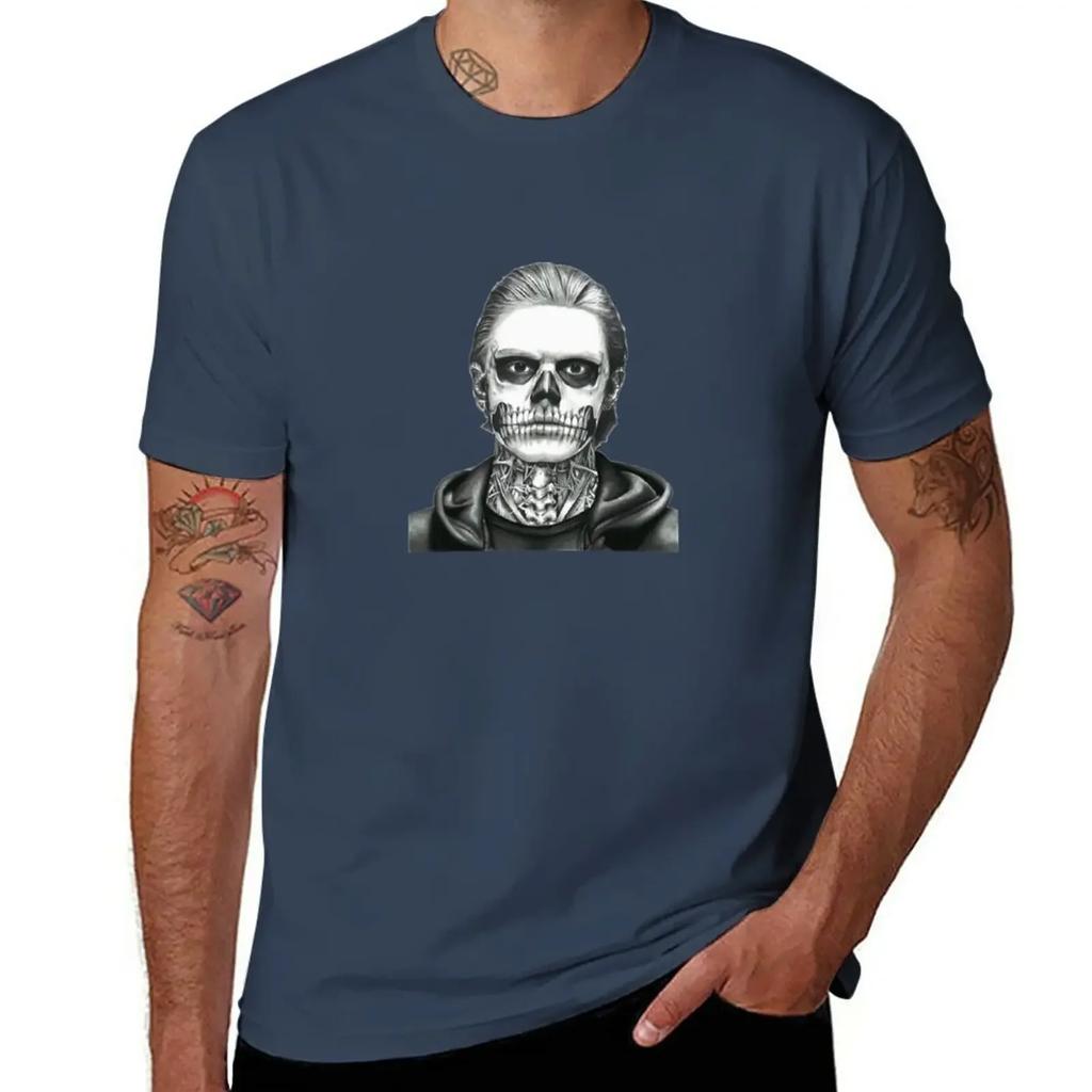 Tate Langdon AHS T-Shirt boys animal print plain workout shirts for men