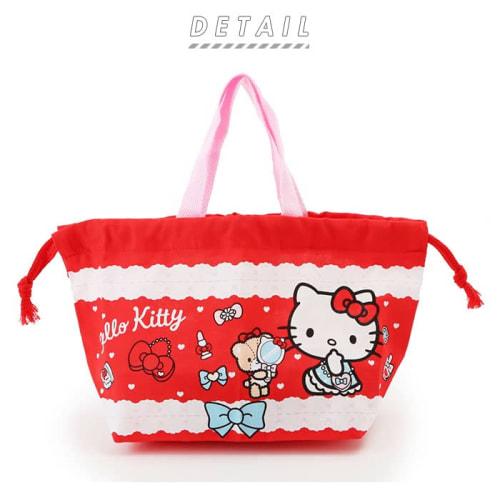 Skater Children's Lunch Box Drawstring Bag, Chip & Dale Sweets, Disney, Made in Japan, KB7-A