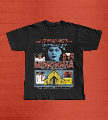 Midsommar Folk Horror T-Shirt, A24 Cinema Shirt, Ari Aster Film Graphic Tee