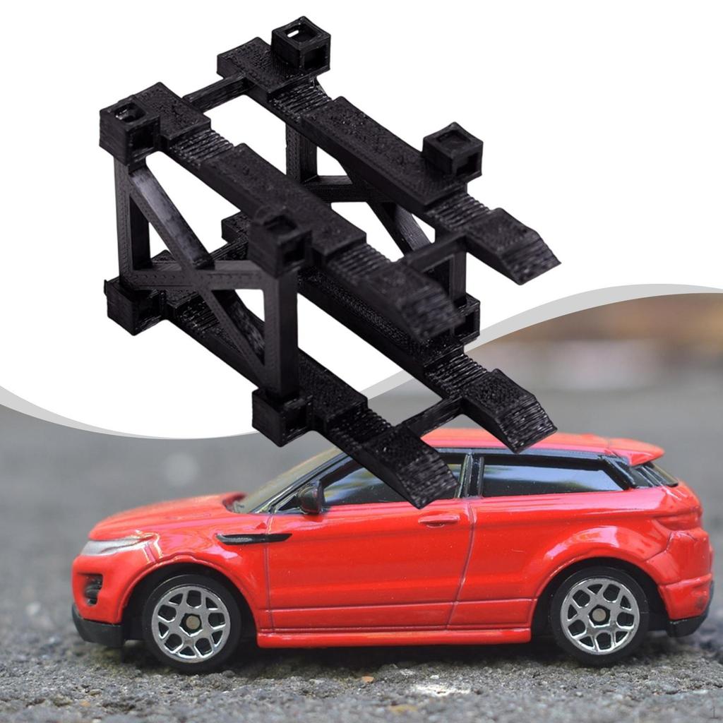 1/64 Diorama Car Display Stand Collection Desktop Decor Sturdy Layout Mini Model Storage Shelf