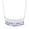 Fashion Bohemian Color Drip Glaze Tassel Premium Metal Copper Plated 18K Real Gold Clavicle Chain Tide Personality Necklace