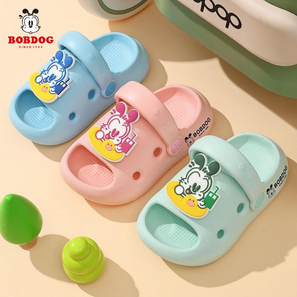 Bobodou Kinder rutschfeste Sommer Crocs für Jungen & Mädchen: Geschlossene Strand Sandalen für drinnen/draußen