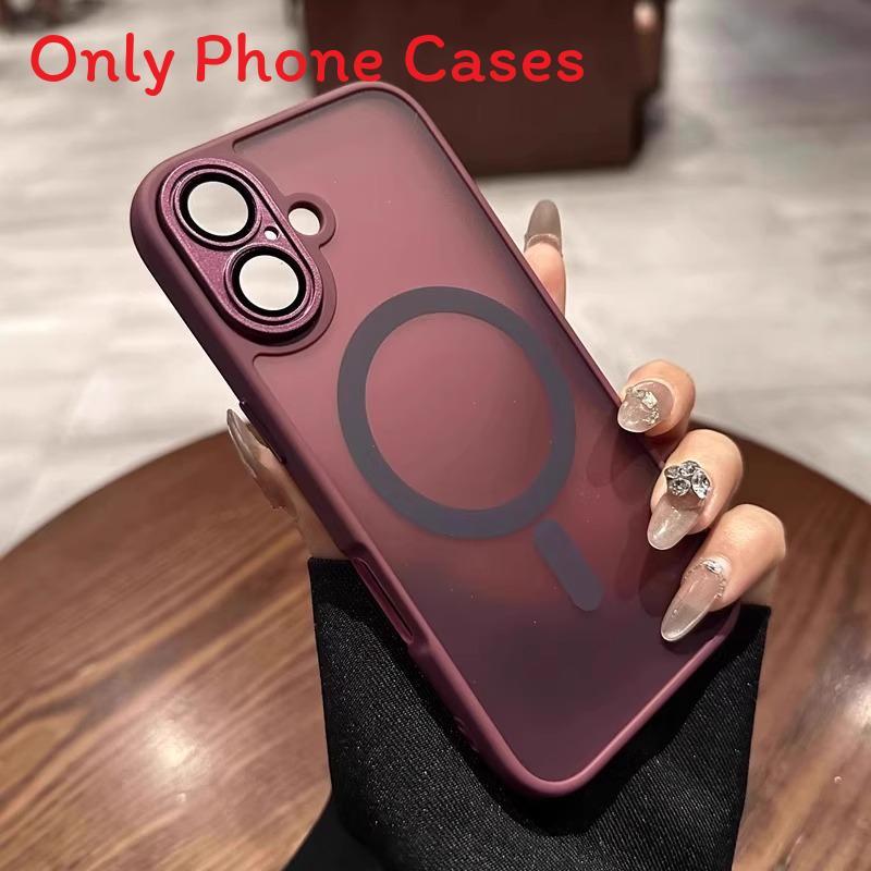 Magnetic Slim Protective Case With Sandblasted Matte Finish For Anti Fingerprint And Shock Absorption