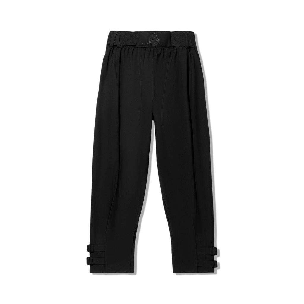 Li Ning X Jackie Chan Collaboration Kung Fu Series Comfortable Loose Straight Casual Pants Men Pants Black AKXU095-1