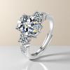 Luxury   Copper Ring For Women Wedding Engagement Jewelry Accessories 5A Zircon Rings Fashion High Quality Gift