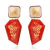 Exaggerated Dangle Earrings for Women Punk Personality Big Square Pendants Drop Earrings Heavy Ear Jewelry pendientes