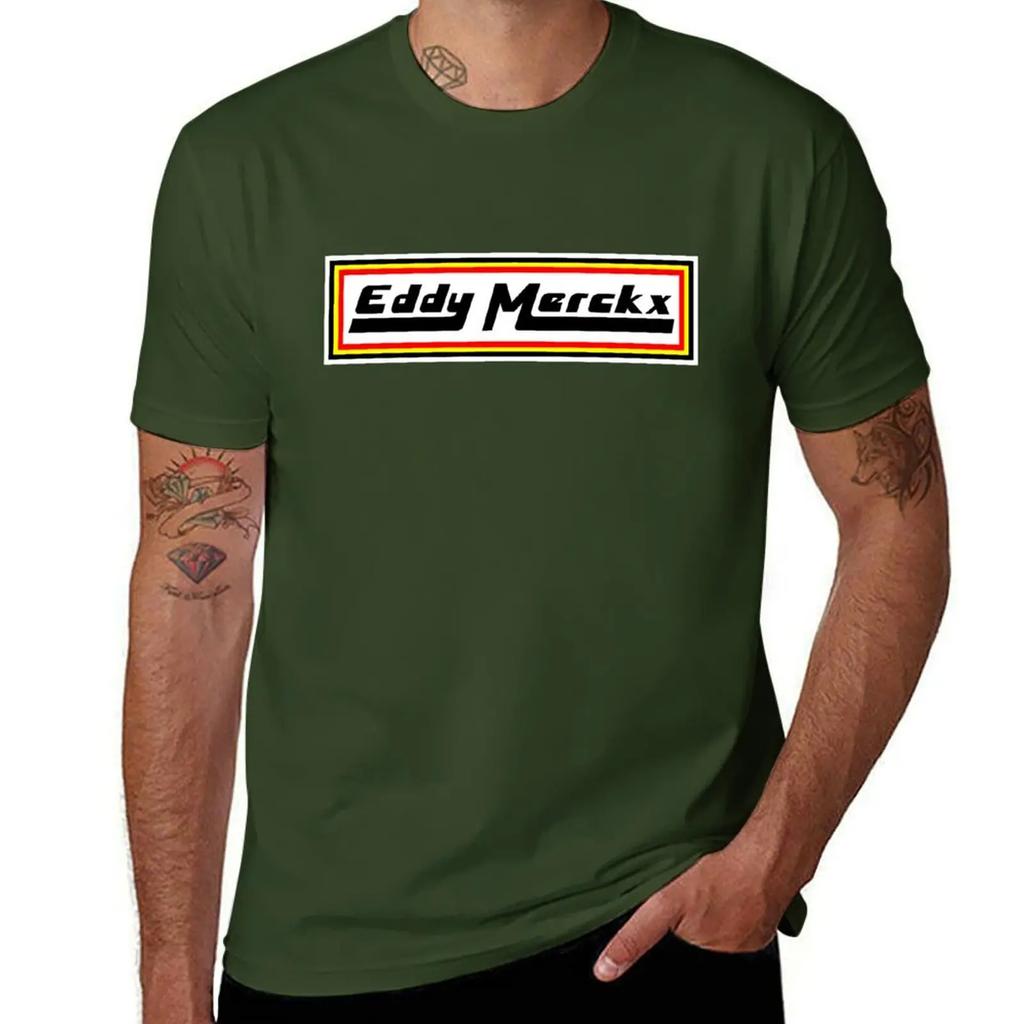 Eddy Merckx Belgium T-Shirt Cute Tops Customs Mens T Shirt Graphic