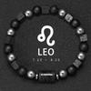 Bracciale da Uomo in Pietra Vulcanica Naturale Bracciale 12 Segni Zodiacali Vergine Capricorno Toro Acquario Sagittario Cancro Ariete