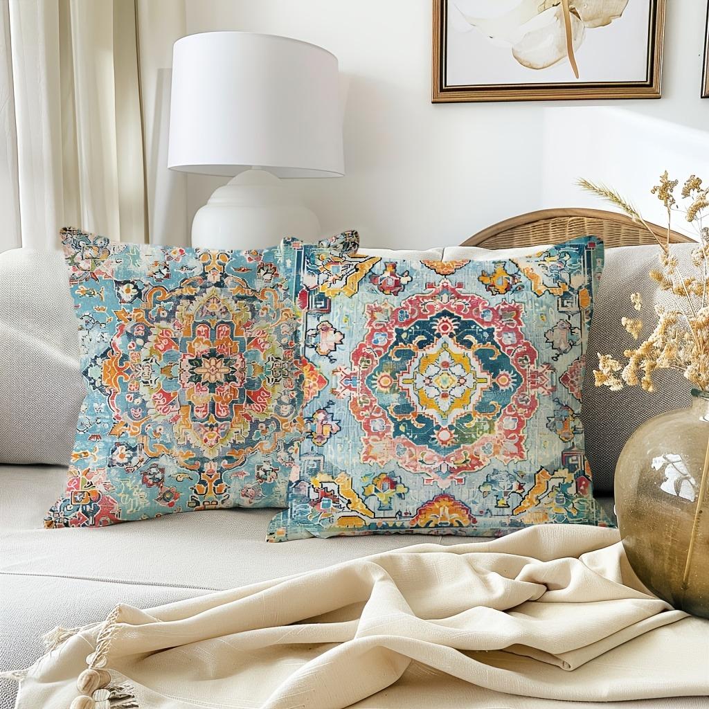 Dekorieren mit unbeschwertem Flair auf Kissenbezügen Schlafzimmer Sofadekoration Polyester Kissenbezug mit Reißverschluss