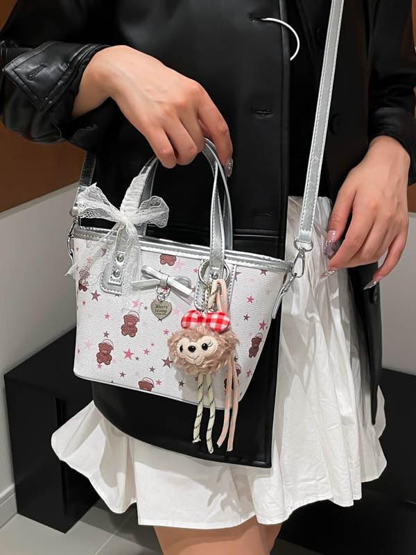 High-End 2025 Light Luxury Handbag: Fashionable, Versatile, Crossbody with Cute Niche Design Print for Women