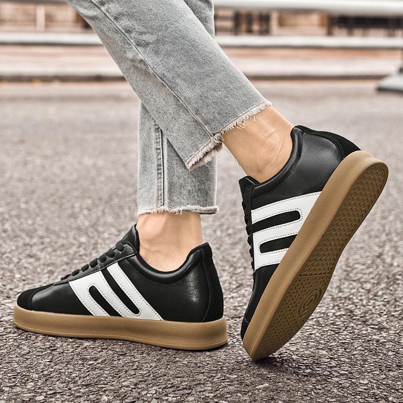 Fashion Classic Flats Men Lace-Up Mens Sneakers Men's Tenis Masculino Shoes Genuine Leather Skate Shoes Men New Fashion Casual Shoes