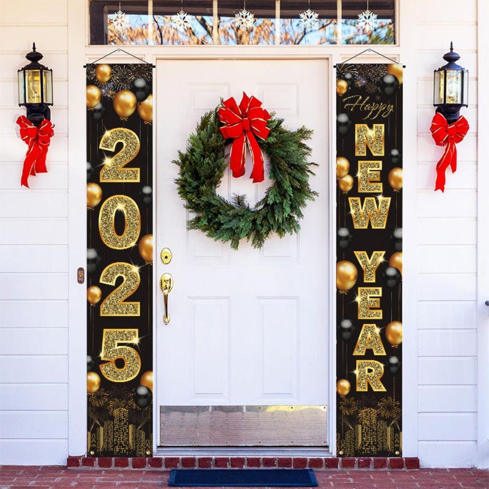 

Поліестеровий висячий прапор двері висячий куплет новий ганок висячі прикраси весняний фестиваль Style 4