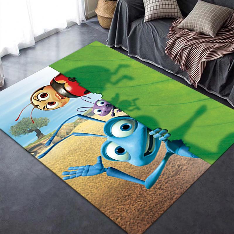A Bug's Life Carpet Rug for Living Room Bedroom Home Sofa Decoration,Kids play Non-slip Floor Mat