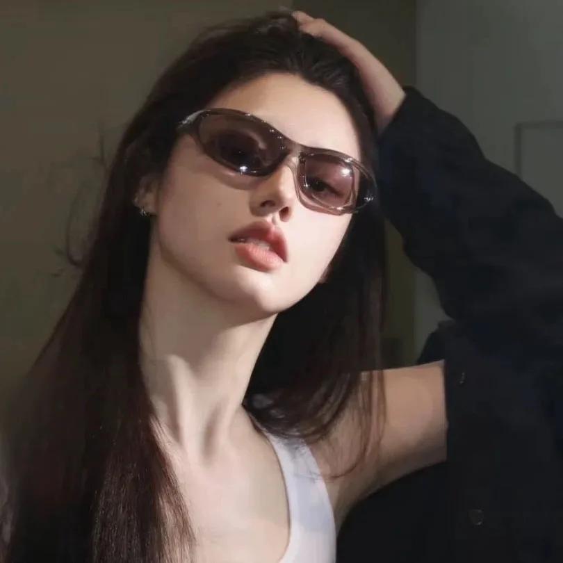 Vintage Cat Eye Sunglasses Women For Men Luxury Brand Designer Sun Glasses Punk Popular Hip Hop Outdoor Sport Goggle Uv400