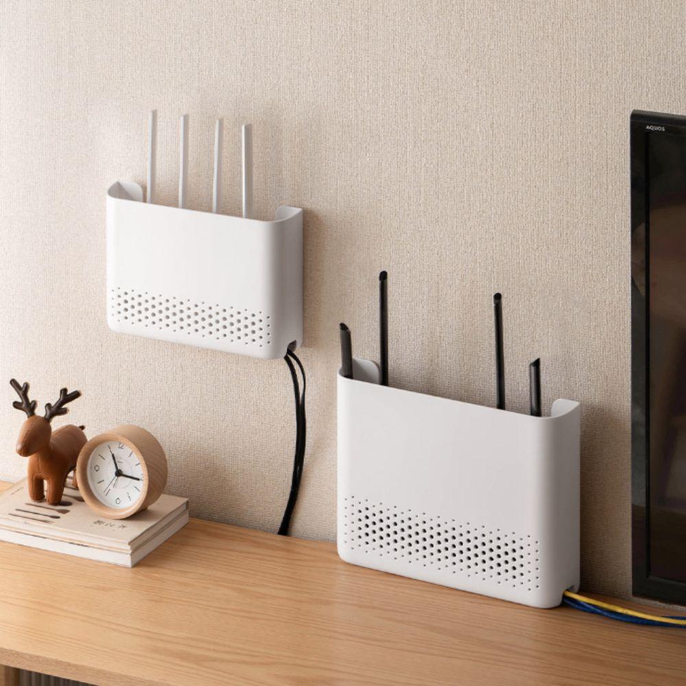 

Hider Wireless Router Rack ABS Mounted Storage Box Bracket Router Storage Box Home Small