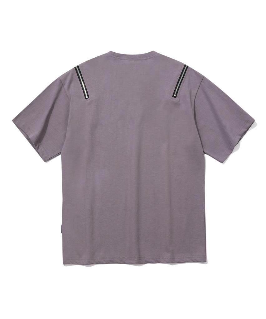 EPISODE UNTITLED Double Zipper T-Shirt_Purple