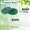 2/4/6Pcs Moss Pole Plastic Plant Pole Stick Reusable Transparent Plant Support Gardening Supplies Accessory for Climbing Plants