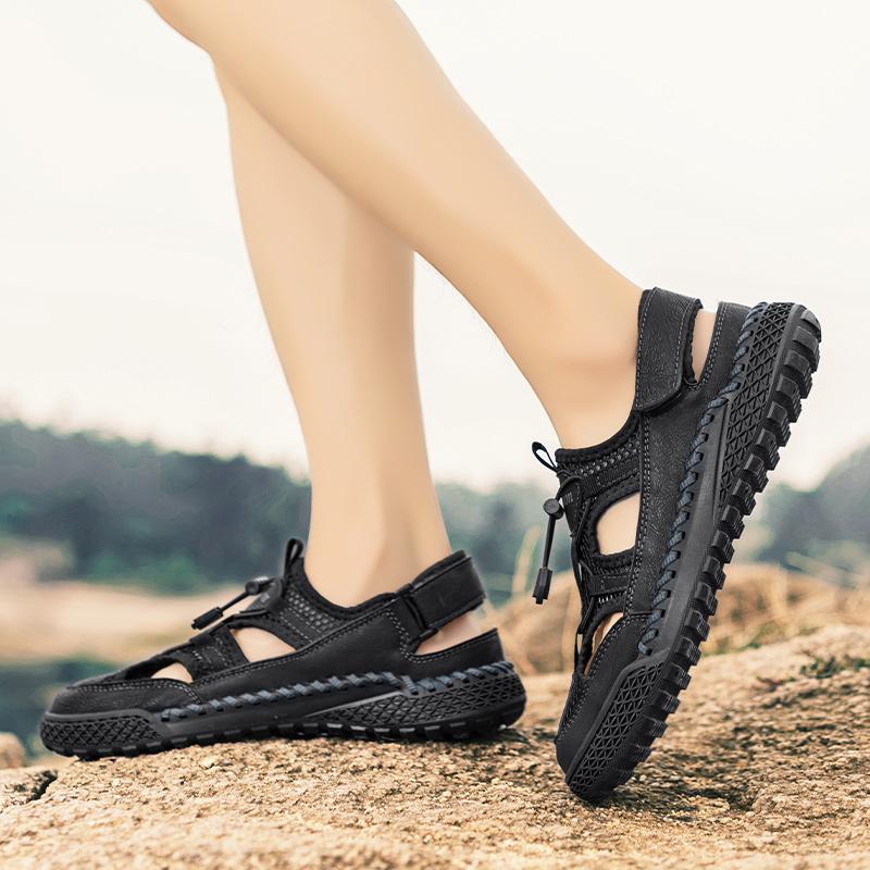 38-46 Summer Men's Casual Closed Toe Sandals Womens Large Size Casual Sandals for Men Mens Hiking Sandals