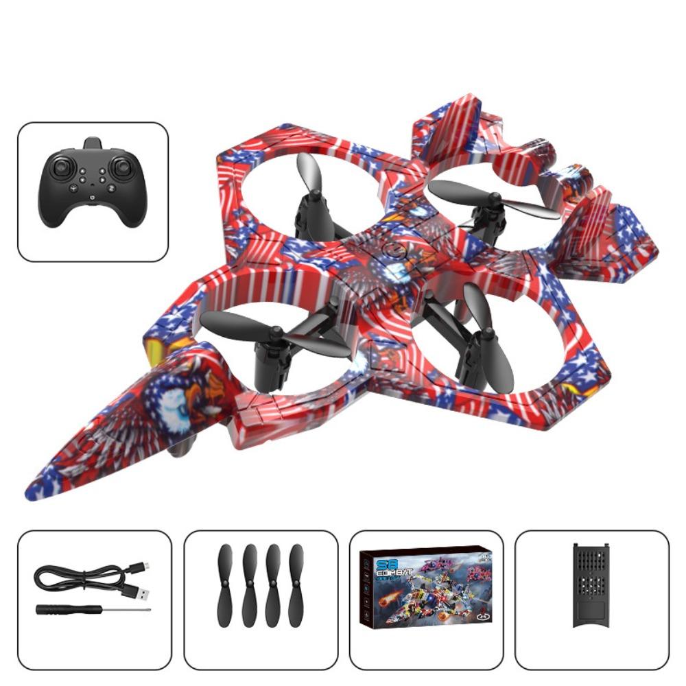 EPP Foam Four Motor Helicopter Toy Rechargeable RC Hobby Jet Plane  Parent-child Interaction