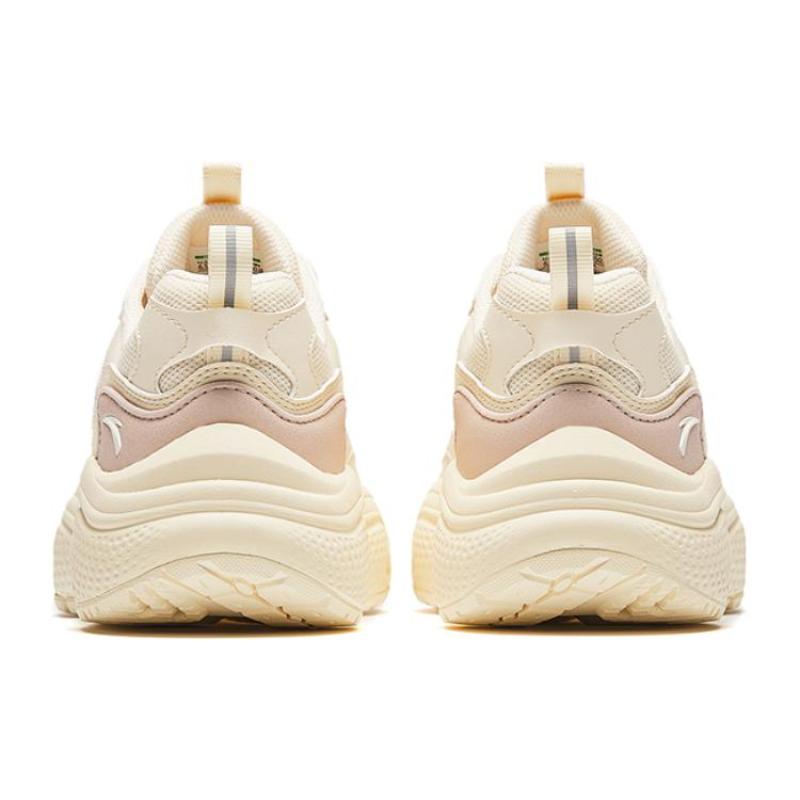 Anta Starlight Breathable Support Low top Chunky Sneakers Women's Ecru Sneakers 922348836-2