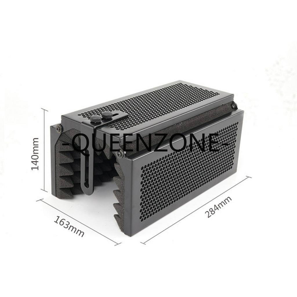 Sound-absorbing Cover Microphone Sound Insolation Shield Screen Sound 3 Plate Foldable Recording Microphone Wind Screen Board New