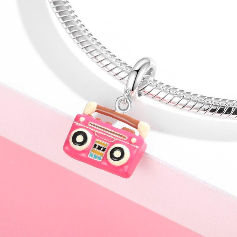 Love Family Whisk Radio Dressing Table Living Furniture 925 Sterling Silver Charms For Jewelry Making Fit Original Bracelet