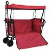 Folding Handcart Red 105 X 56.5 X 116 Cm Oxford Fabric
