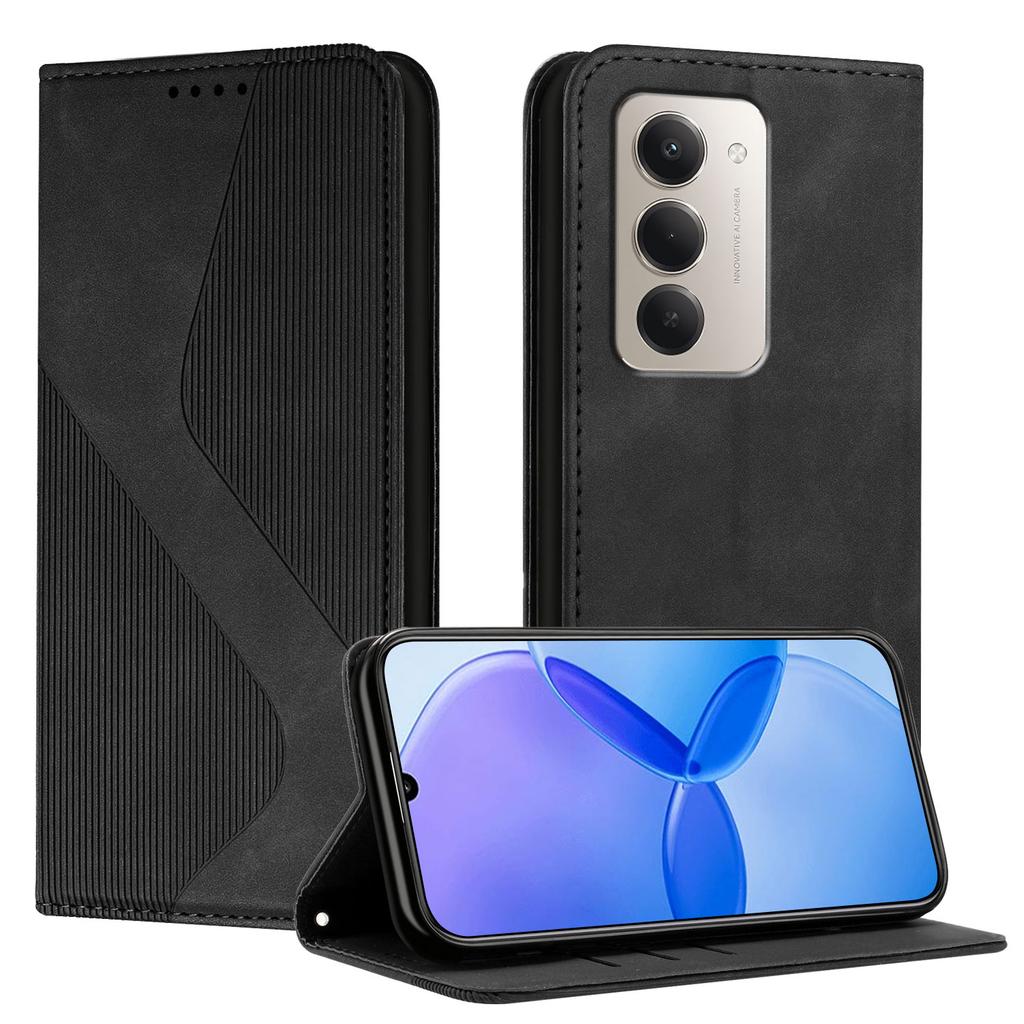 For Xiaomi Redmi 15 5G (EU) (171mm)/Xiaomi Redmi 15 4G (EU) (171mm) Phone Cover Skin-touch Feel Leather Wallet Case with Stand