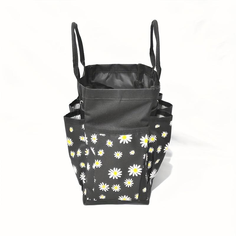 Large Capacity Portable Handheld Tool Bag - Creative Print Storage Bag for Family Storage and Gardening Tool Organization